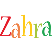 Zahra birthday logo