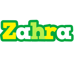 Zahra soccer logo