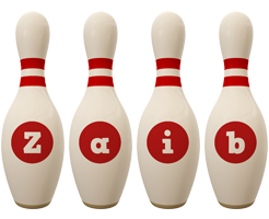 Zaib bowling-pin logo