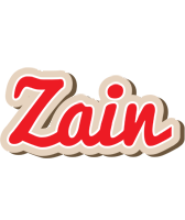 Zain chocolate logo