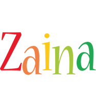 Zaina birthday logo