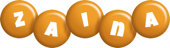 Zaina candy-orange logo