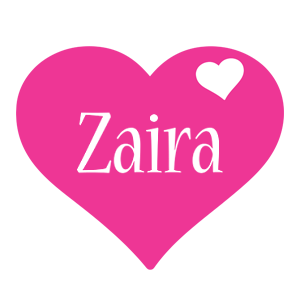 Zaira love-heart logo