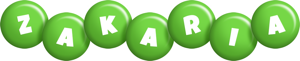 Zakaria candy-green logo