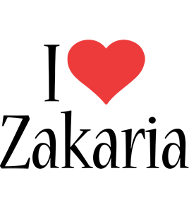 Zakaria i-love logo