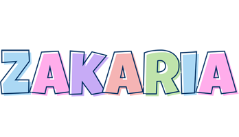 Zakaria pastel logo