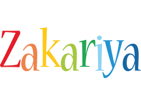 Zakariya birthday logo