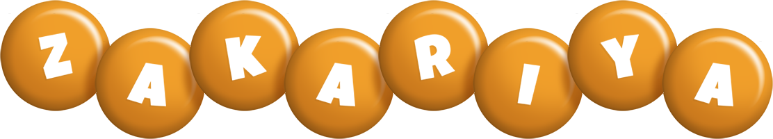 Zakariya candy-orange logo