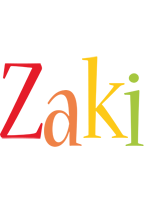 Zaki birthday logo