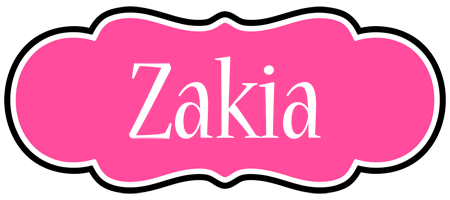 Zakia invitation logo