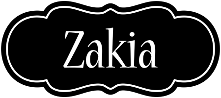 Zakia welcome logo