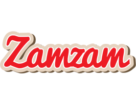 Zamzam chocolate logo