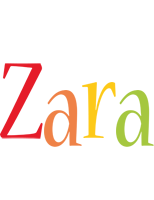 Zara birthday logo