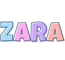 Zara pastel logo
