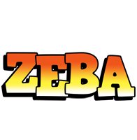 Zeba sunset logo