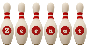 Zeenat bowling-pin logo