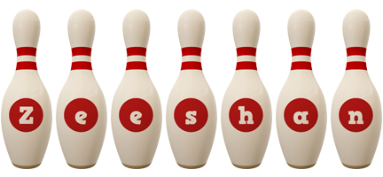 Zeeshan bowling-pin logo
