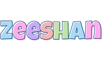 Zeeshan pastel logo