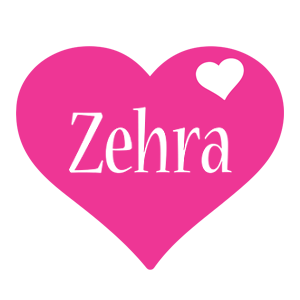 Zehra love-heart logo
