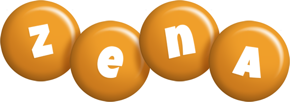 Zena candy-orange logo