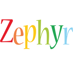 Zephyr birthday logo