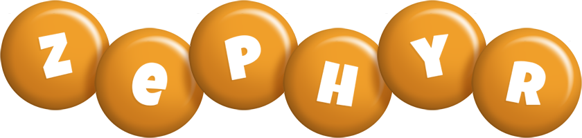 Zephyr candy-orange logo