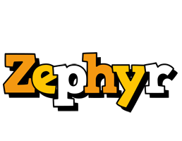Zephyr cartoon logo
