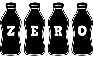 Zero bottle logo