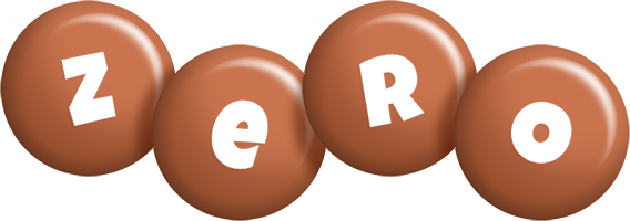 Zero candy-brown logo