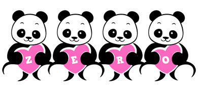 Zero love-panda logo
