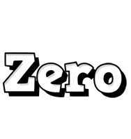 Zero snowing logo