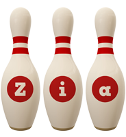 Zia bowling-pin logo