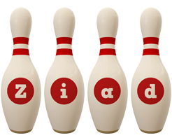 Ziad bowling-pin logo