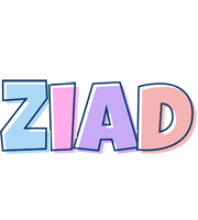Ziad pastel logo