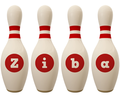 Ziba bowling-pin logo