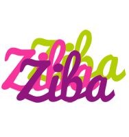 Ziba flowers logo