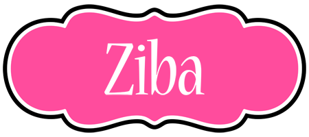 Ziba invitation logo