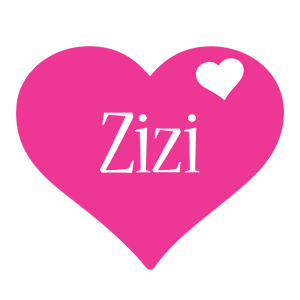 Zizi love-heart logo