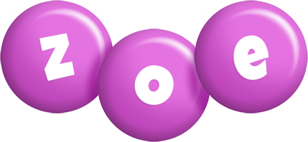Zoe candy-purple logo