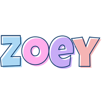 Zoey pastel logo