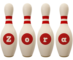 Zora bowling-pin logo