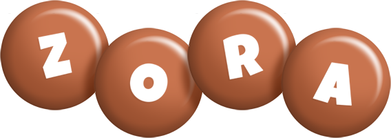 Zora candy-brown logo