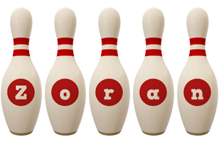 Zoran bowling-pin logo