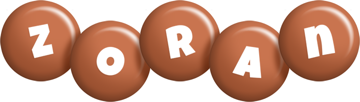 Zoran candy-brown logo