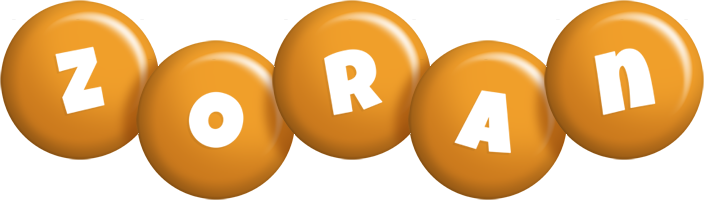 Zoran candy-orange logo