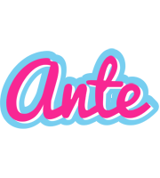 Ante Logo Name Logo Generator Popstar, Love Panda, Cartoon, Soccer