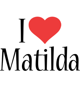 Matilda Logo | Name Logo Generator - I Love, Love Heart, Boots, Friday