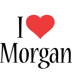 Morgan Logo  Name Logo Generator - I Love, Love Heart 