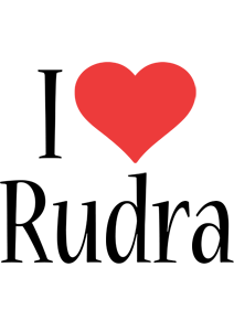 Rudra Logo  Name Logo Generator - I Love, Love Heart 