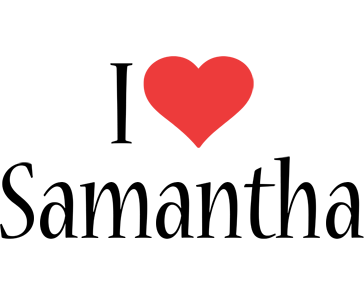 Samantha Logo | Name Logo Generator - I Love, Love Heart, Boots, Friday